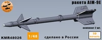 KMR48027  дополнения из смолы  Ракета AIM-9J (2шт.)  (1:48) 2000002166153