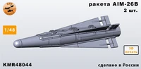 KMR48044  дополнения из смолы  Ракета AIM-26B - 2 шт. комплект  (1:48) 2000002175568