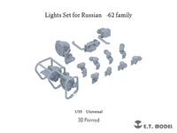 P35-269  дополнения из смолы  Lights Set for Russian Танк-62 Family  (1:35) 2000002168225