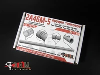 RS35118  дополнения из смолы  Танковое орудие 2А46М5 в кожухе  (1:35) 2000002169949