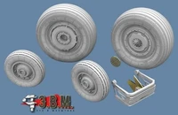 RS48009  дополнения из смолы  Колеса шасси ОКБ С@хого-57  (1:48) 2000000195919