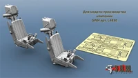 RS48029  дополнения из смолы  Катапультное кресло К-36Д-3,5 для С-30СМ G.W.H. 2шт.  (1:48) 2000002051077