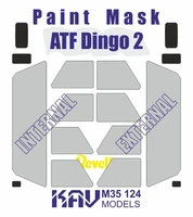 KAV M35 124  Маски окрасочные  Окрасочная маска ATF Dingo 2 (Revell)  (1:35) 2000000229270