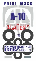 KAV M48 126  инструменты для работы с краской  Окрасочная маска A-10 (Academy)  (1:48) 2000002220701