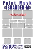 KAV M72 021  инструменты для работы с краской  Окрасочная маска Искандер-М (Modelcollect)  (1:72) 2000000175133