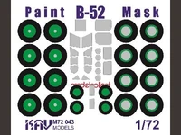KAV M72 043  инструменты для работы с краской  Окрасочная маска B-52 (ModelCollect)  (1:72) 2000000175348