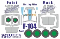 KAV M72 100  инструменты для работы с краской  Окрасочная маска на JLTV (Foreart)  (1:72) 2000002200536