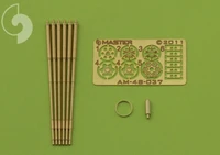 AM-48-037  металлические стволы  Стволы к ротативной пушке M61 A1 Vulcan  (1:48) 2000000224527