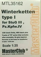 MTL-35162  траки наборные  Winterketten Typ 1 for Stug III, Pz. Kpfw.IV  (1:35) 2000000151656