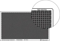 МД 000204  фототравление  Профнастил (95х55 мм) тип 3, рубец продольный 5 лепестков 2000000089430