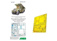 МД 035603  фототравление  БМ-13 на З&amp;С-6 (АРК) платформа и пусковая установка  (1:35) 2000002186533