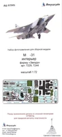 МД 072005  фототравление  М-31 интерьер (Звезда)  (1:72) 2000000173092