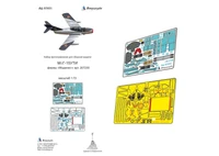 МД 072031  фототравление  М&amp;G-15УТИ (Моделист, Hobby Boss) деталировка + цветная кабина  (1:72) 2000000191706