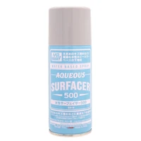 B-614  краска грунтовка в баллончиках Mr. Aqueous Grey Surfacer 500 170мл. 4973028506570