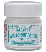 HSF-02  грунтовка Mr. Aqueous White Surfacer 1000 40мл. 4973028506013