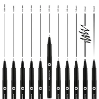 200485  краска  Набор MOLOTOW Blackliner 11 шт. 2000000184319