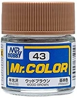 C 43  краска 10мл  WOOD BROWN 2000002109501