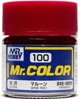C100  краска 10мл  WINE RED 2000002089162