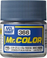 C366  краска 10мл  Intermediate Blue FS35164 (Flat) 4973028717761
