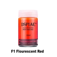 F-1  краска  18мл Flourescent Red 6970845562657