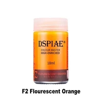 F-2  краска  18мл Flourescent Orange 6970845562664