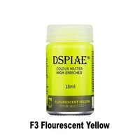 F-3  краска  18мл Flourescent Yellow 6970845562671