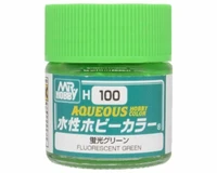 H100  краска 10мл  FLUORESCENT GREEN 4973028734393