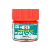 H101  краска 10мл  FLUORESCENT RED 4973028734409