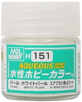 H151  краска  10мл. WHITE PEARL 4973028431155