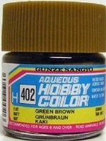 H402  краска 10мл  GREEN BROWN 2000002109211