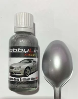 HP-2204  краска  лаковая HobbyLink 30мл.  Mercedes-Benz Brilliant Silver 2000002212256