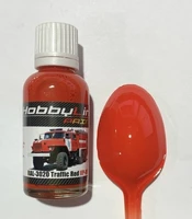 HP-8504  краска  лаковая HobbyLink 30мл.  RAL-3020 Traffic Red 2000002213307