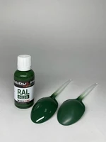 HP-8534  краска  лаковая HobbyLink 30мл.  RAL-6028 Pine Green 2000002213598