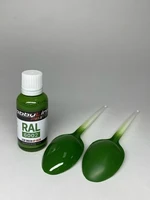 HP-8539  краска  лаковая HobbyLink 30мл.  RAL-6002 Leaf Green 2000002213642