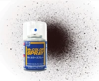 S  2  краска в баллончиках т.м. MR.HOBBY 100мл  BLACK 4973028835335