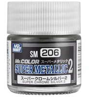 SM206  краска 10мл Super Chrome Silver 2 2000002103530
