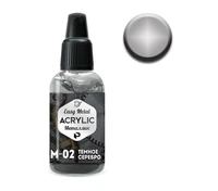 М02  краска  Pacific88 ACRYLIC Темное серебро (Dark silver), арт. М02 2000002198703