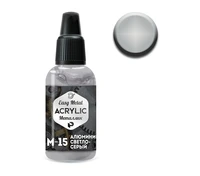 М15  краска  Pacific88 ACRYLIC Алюминий светло-серый (Aluminum light grey), арт. М15 2000002198758