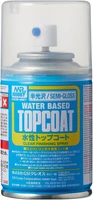 B-502  краска художественная т.м.MR.HOBBY Topcoat Semi-gloss Spray  88мл 4973028507812