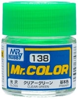 C138  краска 10мл  CLEAR GREEN 2000002109877