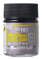GX101  краска 18мл  Clear Black 4973028420050