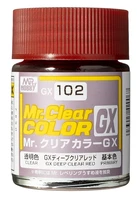 GX102  краска 18мл  Deep Clear Red 4973028420067