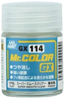 GX114  краска 18мл  Super Smooth Clear Flat 4973028631951