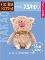 Кофейный кот Какао 16 см 211586215