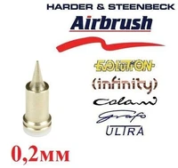 HS-123822  аэрография  Сопло 0.2mm Nickel Silver Nozzle 4039868238221