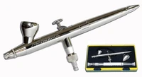 HS-126103  аэрография  Аэрограф Evolution Silverline Two in One nozzle set 0.2 + 0.4mm, tank 2+5 ml. 4039868261038