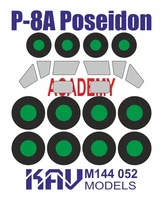 KAV M144 052  инструменты для работы с краской Окрасочная маска на P-8A Poseidon (Academy) (1:144) 2000002200062