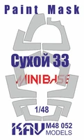 KAV M48 052  инструменты для работы с краской  Окрасочная маска на С-33 (Minibase)  (1:48) 2000000190419