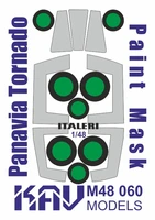 KAV M48 060  инструменты для работы с краской  Окрасочная маска на Tornado (Italeri)  (1:48) 2000000222301