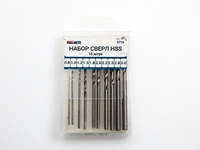 0710  ручной инструмент  Набор сверл HSS (10 штук) (0,8/1,0/1,2/1,5/1,8/2,0/2,2/2,5/2,8/3,0) 2000002082637